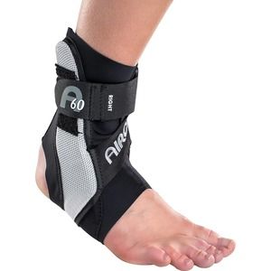 Aircast A60 Ankle Support Brace, Right Foot, Black, Medium